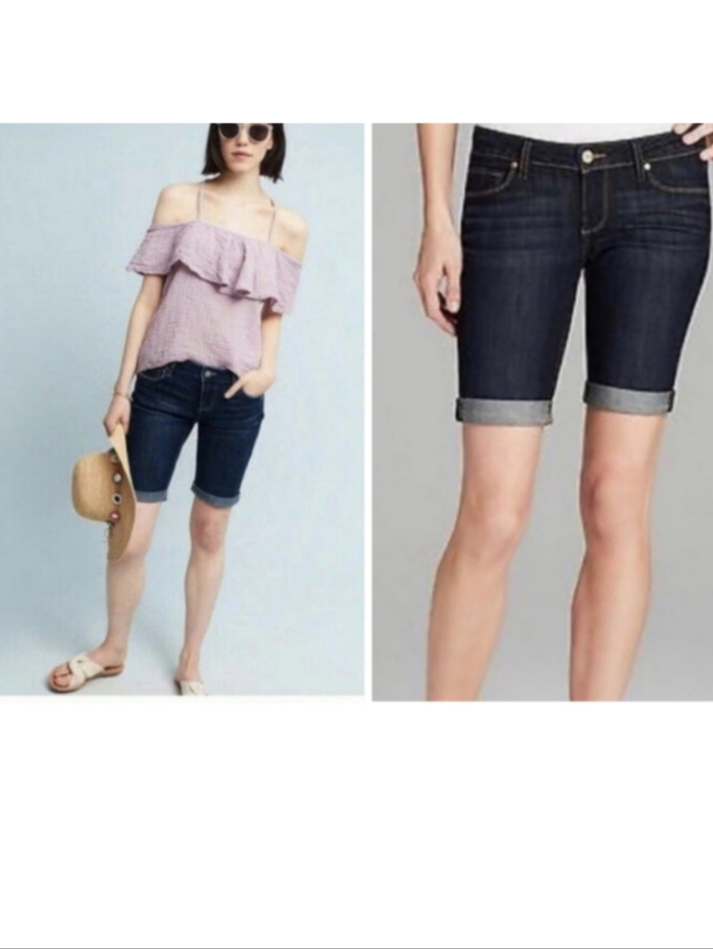 Paige Jax Bermuda Shorts In Warner 27 Resortwear Preppy Quiet Luxury Beach